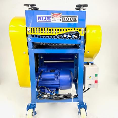 BLUEROCK STRiPiNATOR Model 930 Motorized Wire Stripping Machine Scrap Wire Recycler Copper