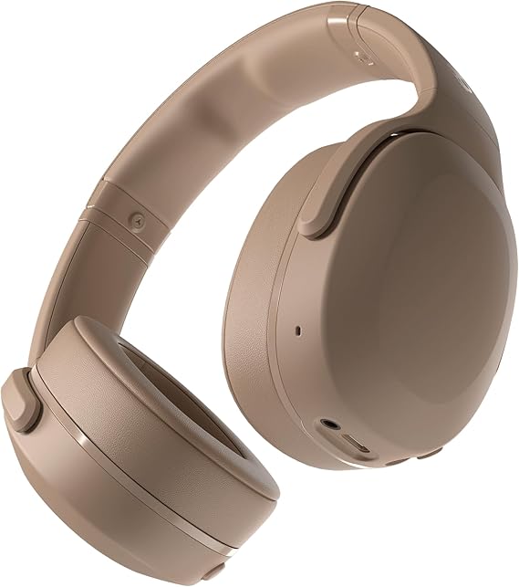 Skullcandy Crusher Evo kablosuz Bluetooth kulaklık, çok duyusal baslı, gürültü izolasyonlu kulak üstü uyum, 40 saate kadar pil, iPhone Android için mikrofon - astar
