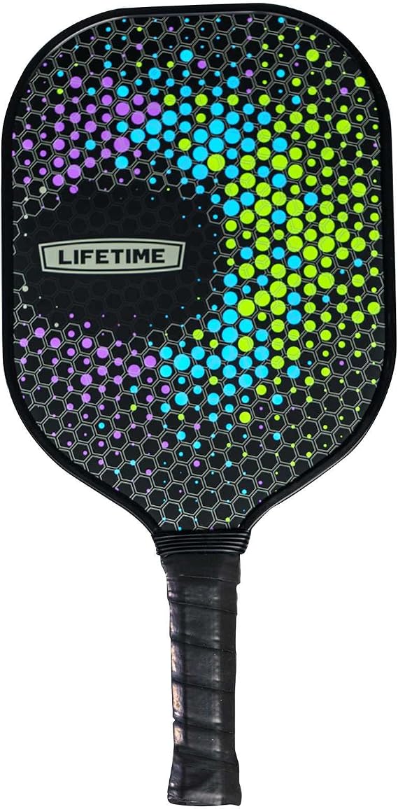 Lifetime Pickleball Paddle with Graphite Surface, Honeycomb Core, Comfort Grip & Protective Cover, Single Paddle
