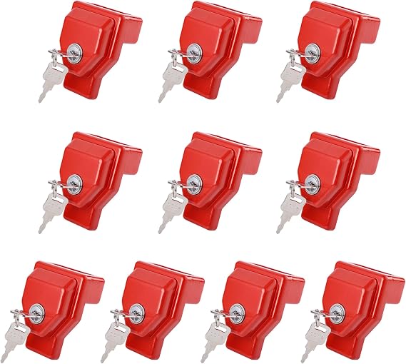 Glad Hand Lock Keyed Alike 10 Pack Heavy Duty Aluminum