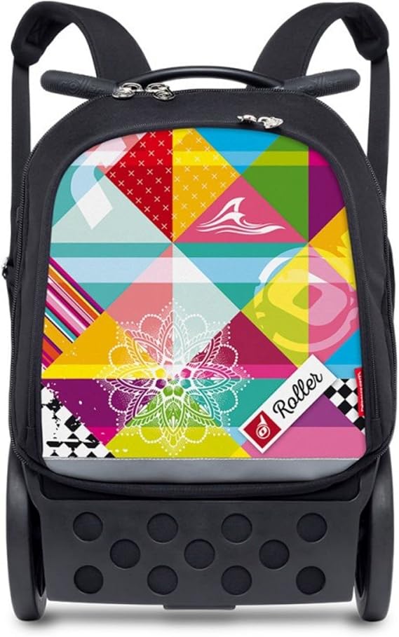 Nikidom Unisex Teen School Backpack Model Roller Up Supergirl Backpack, Multi Color (Multicolor), One Size