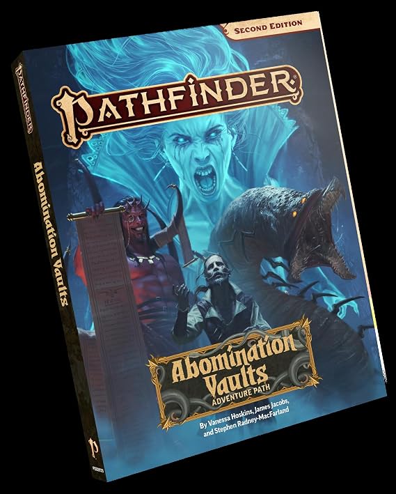 Pathfinder Abomination Vaults Adventure Path Hardcover - Complete Megadungeon Campaign Second Edition RPG