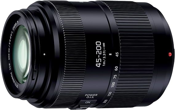 Panasonic Lumix G II Vario Lens, 45-200mm, F4.0-5.6, Mirrorless H-FSA45200 (International Model)