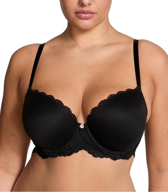 Victoria's Secret Women's Dream Angels Smooth & Lace Lightly Lined Demi Bra