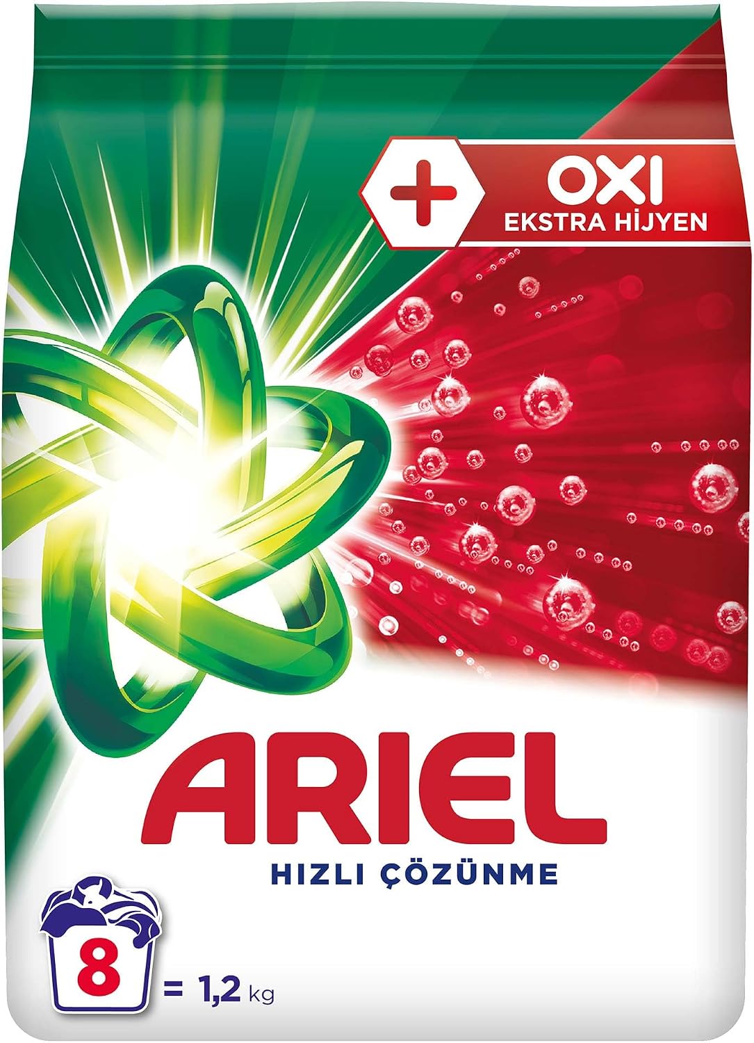 Ariel Oxi 1.2 Kg Quick Dissolution Powder Laundry Detergent
