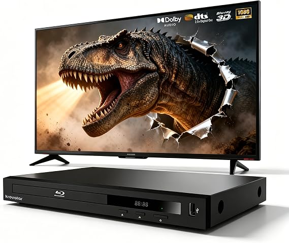Krovatar 3D Blu-ray Disc Player KB-200D (2K,3D) with Dolby & DTS
