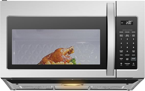 Midea Over the Range Microwave Oven, 1.7 Cu.Ft, 1000W, Stainless Steel