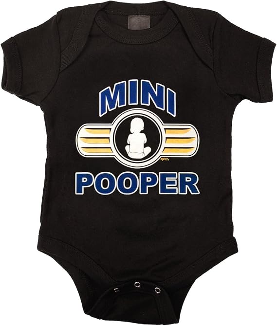 Mini Pooper Funny Baby Bodysuit Romper