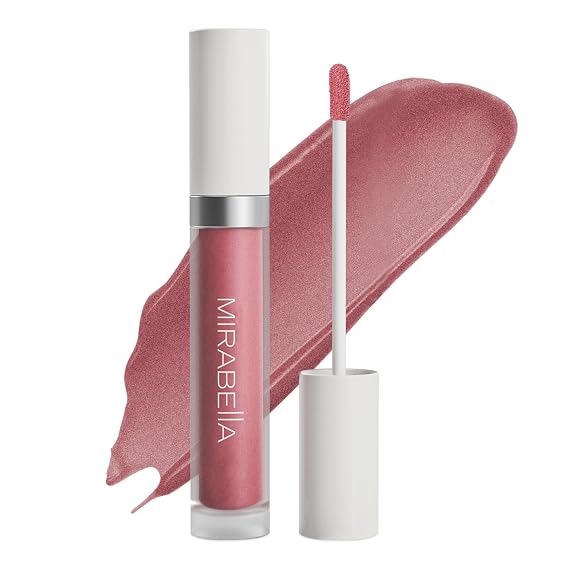 Mirabella - Luxe Advanced Formula Matte Lip Gloss, Long-Wear Lip Gloss That Wont Dry or Crack Lips, No Smudging or Feathering, Angelic (Nude Pink)