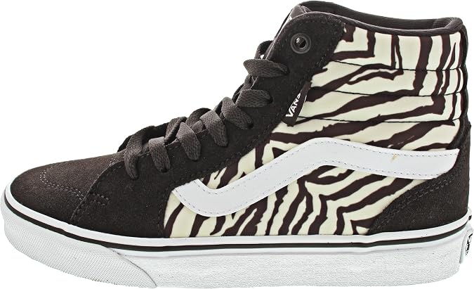 Vans SK8-HI Brown White, Size 7 M US Women / 5.5 M US Men