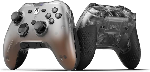 SCUF VALOR PRO ワイヤレスパフォーマンスXboxコントローラー – カスタマイズ可能なバックパドル、インスタントトリガー、アンチドリフトTMRサムスティック、オーディオコントロール、XboxシリーズX|S、Xbox One、Windows PC – スモーク