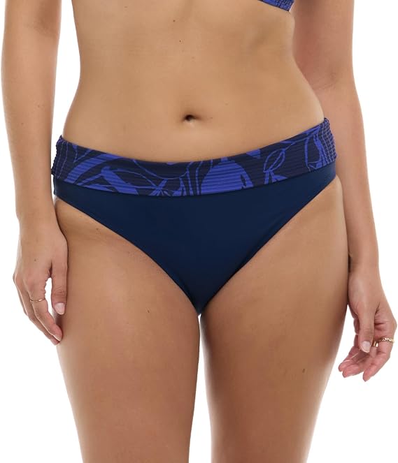 Skye Women's Mid Waist Full Coverage Bikini Bottom Swimsuit