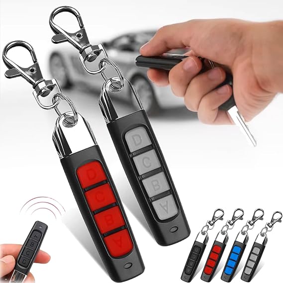 Remote Control Duplicator, 4-In-1 Remote Control Duplicator, Copy Remote Control Duplicator For Cars, Car Remote Control Duplicator For Car Key Fobs Garage Door Openers (2PCS-B)
