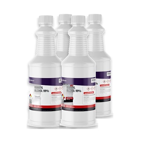 Isobutyl Alcohol 99% - 4 Quarts (1 Gallon) - Industrial Solvent by Alliance Chemical