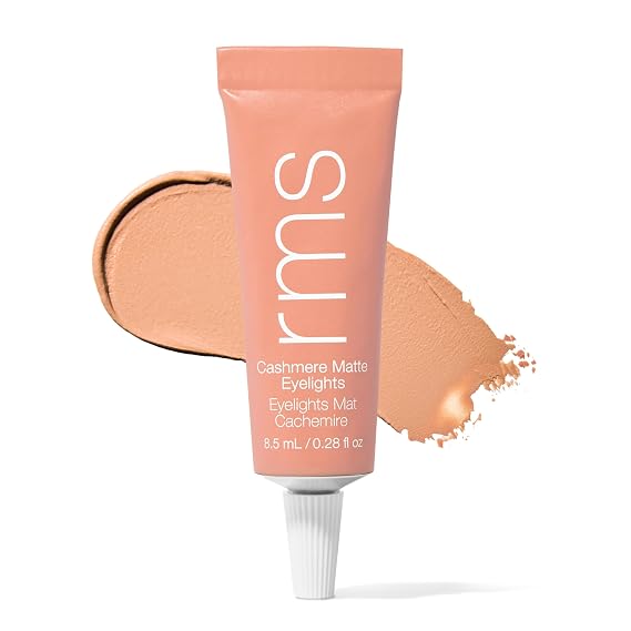 RMS Beauty Cashmere Matte Eyelights - Cream to Powder Matte Eyeshadow - Long-Wear Creaseproof Eye Shadow for Mature Eyes - Vegan & Talc-Free - 0.23 oz