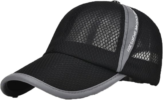 Elonglin Unisex Adjustable Baseball Cap Standard Rugged Professional Cap Anti-UV