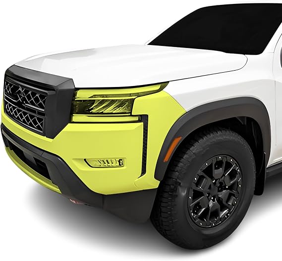 BOGAR TECH DESIGNS for Nissan Frontier 2022+ Front Bumper Paint Protection PPF Film Kit Cover, Clear Bra
