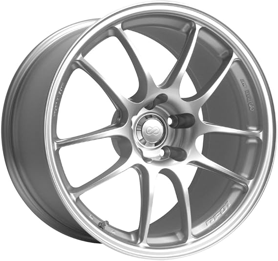 Enkei 460-775-8045SP PF01 Racing Wheel 17x7.5 +45 5x100 Silver Paint
