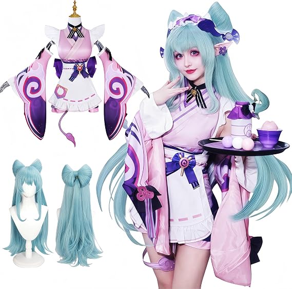 Genshin Cosplay Outfit for Nata, New Character Fontaine, Seven Gods, Genshin Impact Adult Costume for Comicon, Cultural Festivals