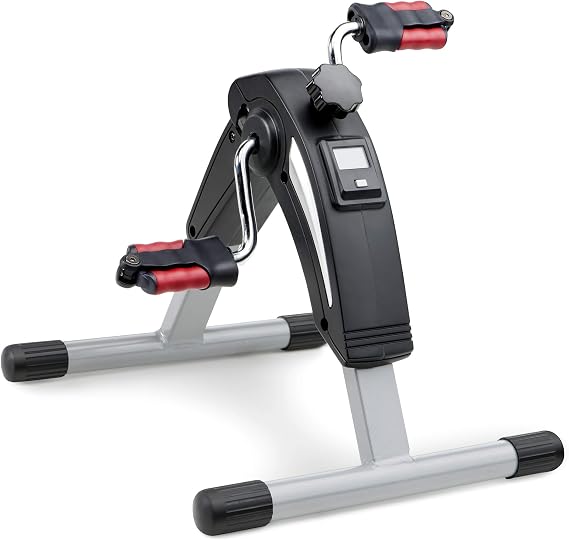 MARCYMarcy Magnetic Resistance Folding Exercise Bike with Transport Wheels - NS-653