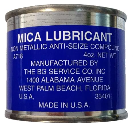 Anti-Seize Compound - BG Mica Lubricant - 4oz can (A718)