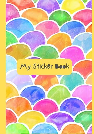 My Sticker Book: Collection Album - Beautiful Design & Suitable Size.