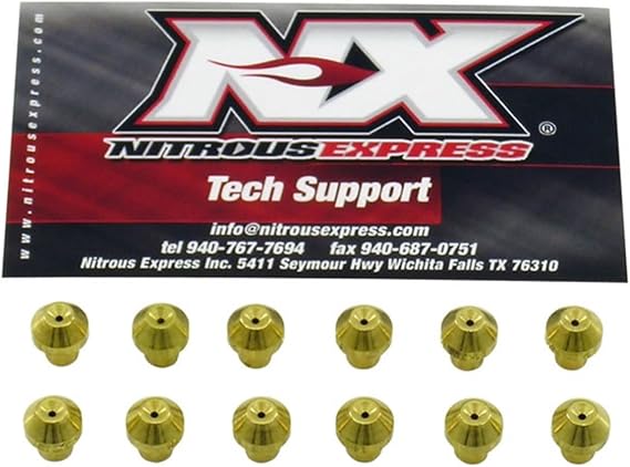 Nitrous Express 80045JP 100-250 HP 4-Cylinder Alcohol Nozzle Jet Pack