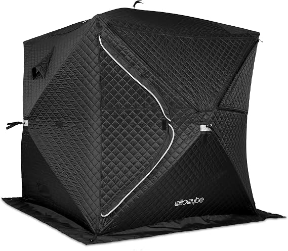 Outdoor Sauna Tent Pro - 4-Person, All-Weather, Insulated, Solid, Panoramic View, Easy Setup