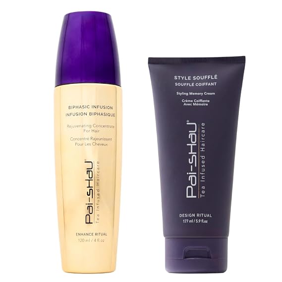 Pai-Shau - Biphasic Infusion & Style Souffle Duo, Oil-Free