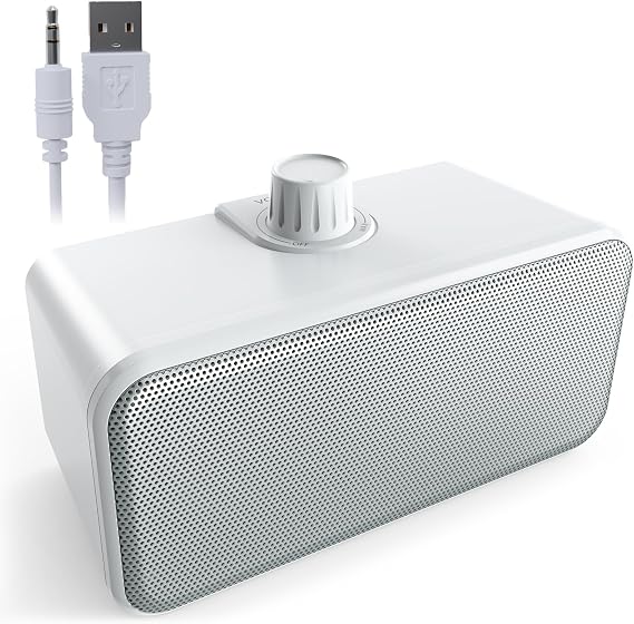 ANSTEN Wired Speakers for TV No Delay, Clear Voice TV Speakers Wired with 5M Long Cord, Personal Speaker with Headphone Jack, Easy Operation, TV Speakers for Hard of Hearing and Seniors
