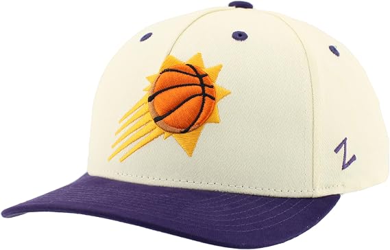 ZHATS NBA Unisex-Adult NBA Officially Licensed Adjustable Snapback Hat Marquee Ivory