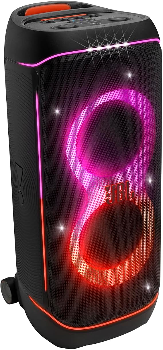 JBL PartyBox 720JN Party Speaker, Bluetooth Aux, Microphone Input, Guitar Input, IPX4, Splashproof, App Compatible, JBLPARTYBOX720JN
