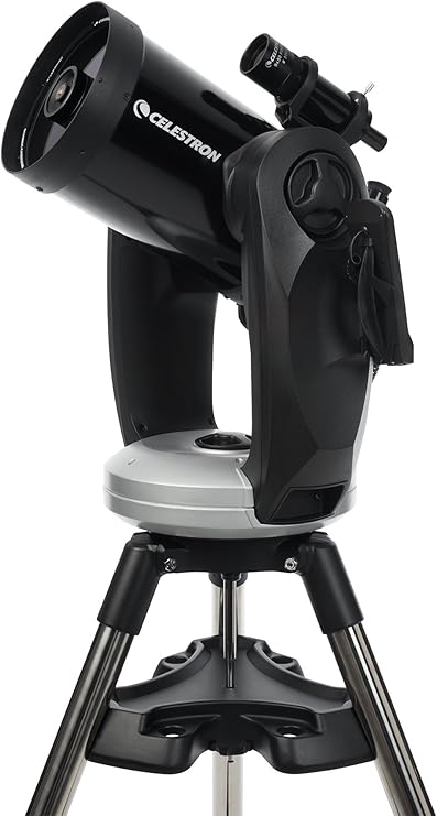 Celestron CPC 8" Schmidt Computerized Telescope Dual Fork Arm Alt-Azimuth | Portable Schmidt-Cassegrain Telescope with StarBright XLT Coating, High Performance GoTo Mount, SkyAlign Technology, GPS