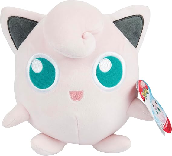 Pokemon 8" Jigglypuff Plush - Generation 1 Figure - Officially Licensed - Authentic Soft Stuffed Animal Toy - Gift for Kids, Boys, Girls - 2+