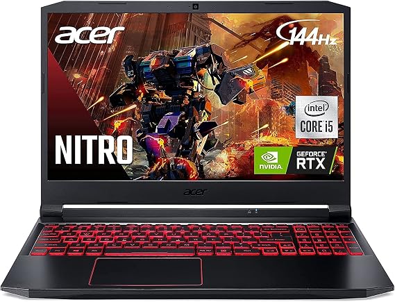 2021 Acer Nitro 5 | NVIDIA GeForce RTX 3050 | Intel Core i5-10300H | 15.6" Full HD IPS 144Hz Display | Killer Ethernet E2600 | WiFi 6 | DTS X Ultra | Accessories (16GB RAM | 1TB PCIe SSD)