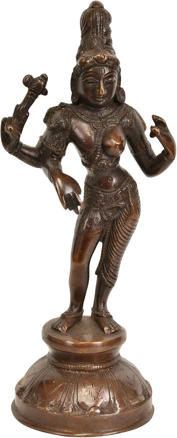 Ardhanarishvara Shiva Shakti - Brass Statue