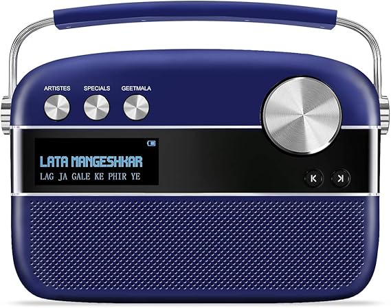 Saregama Carvaan Premium Portable Digital Music Player (Royal Blue) ...