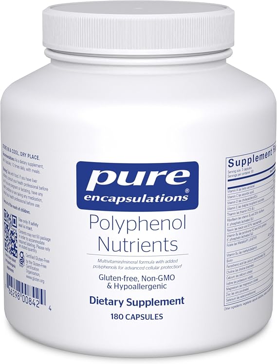 Pure Encapsulations Polyphenol Nutrients, 180 Capsules