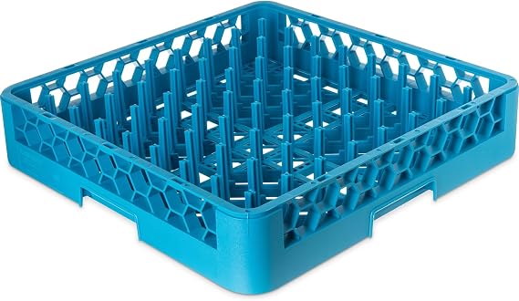 Carlisle RTP14 OptiClean All-Purpose Blue Tall Peg Plate/Tray Rack