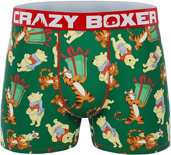 CRAZYBOXER Men's Underwear Winnie The Pooh Stretch Non-slip waistband Boxer Brief Original