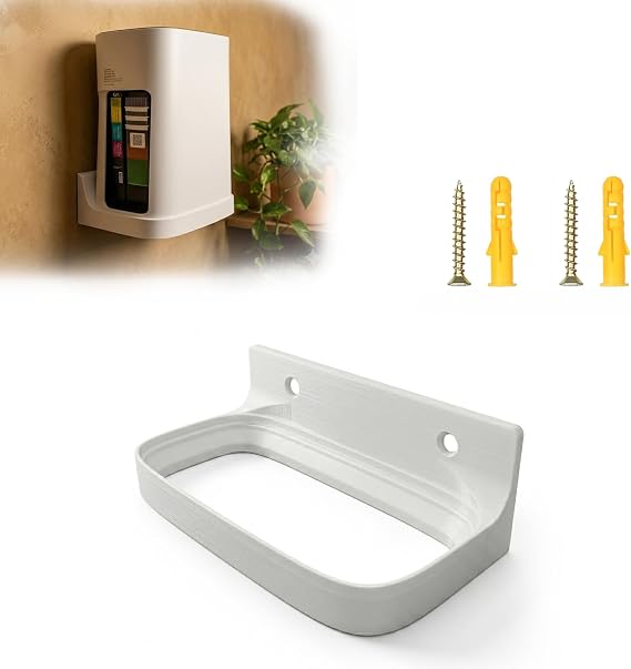 Router Wall Mount, Vertical Space-Saving Bracket Compatible with AT&T Fiber BGW620, Clutter-Free Cable Management During Home Networking