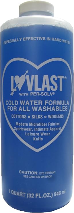 LOVLAST with PER-SOLV Laundry Detergent for Delicate Fabrics, Microfiber, Silks, Woolens, Cold Water Wash, Phosphate-Free