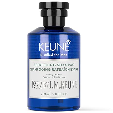 1922 by J.M. Keune Refreshing Shampoo, Men's Cooling Cleanser, 8.5 Fl Oz