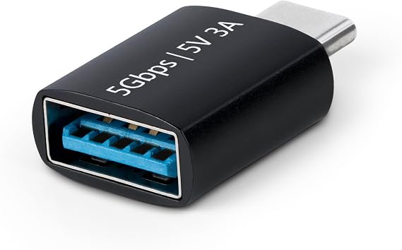 StarTech USB-C to USB-A Adapter, 5Gbps, 3A, Male to Female (USB31CAADGCP) | USB-C Male to USB-A Female Converter, Metal Housing, Thunderbolt Compatible, Aluminum Alloy Housing, Plug and Play, USB 5Gbps