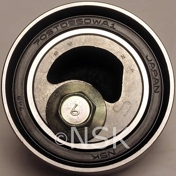 NSK 70TB0912W-1 Engine Timing Belt Tensioner Pulley, 1 Pack