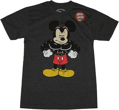 Tough Mickey Mouse Buff Workout Exercise Disneyland World Mens T-Shirt Tank Top
