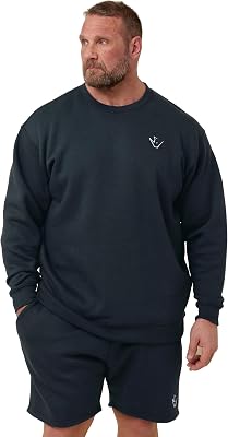 BadRhino IronRhino Big & Tall Mens Rest Day Sweatshirt Blue