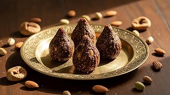 Ghasitaram Gifts Indian Sweets - Sugarfree Anjeer Modak, 200g
