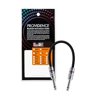 Providence LE501 75cm S/S Plug (Straight/Straight) Black