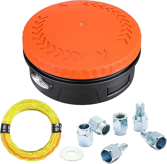 Quintillus H03 Weed Eater Head Universal Trimmer Head String Trimmer Head Bump Feed Weed Wacker Head Grass Trimmer Head Replacement for Weed Warrior, Echo, Husqvarna,  with .095 Trimmer Line